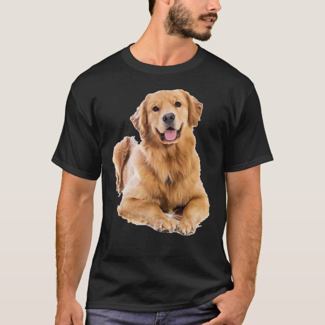 Vi Kärlek Golden Retriever 627 T Shirt (Framsida)