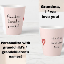 Vi Kärlek Granny, Anpassningsbar Grandma Gift, Spe Jumbo Mugg