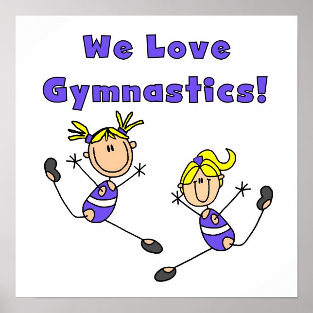 Vi Kärlek Gymnastics Poster (Framsidan)