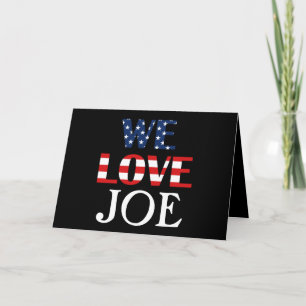 Vi Kärlek Joe, Amerikanska Flagga Kort