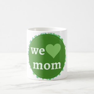 Vi Kärlek Mamma Gift från Twillingar Kaffemugg