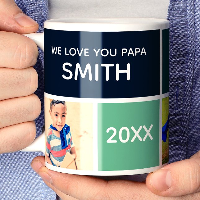 Vi Kärlek Pappa Anpassningsbar Personlig Photo Kaffemugg (Skapare uppladdad)