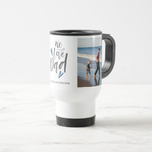 Vi Kärlek Pappa Fars dag fotosamlingskaffe Mugg