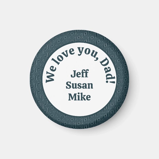 Vi kärlek, Pappa! Magnet (Framsidan)