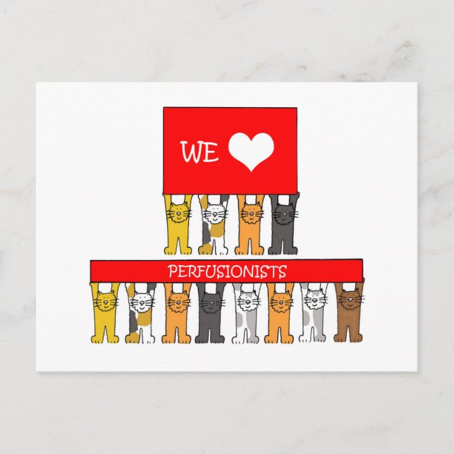 Vi Kärlek-perfusionister Vykort (Framsida)