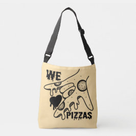 Vi Kärlek Pizzas - Pizza Kärlek - ASL ILY Obsessio Axelväska