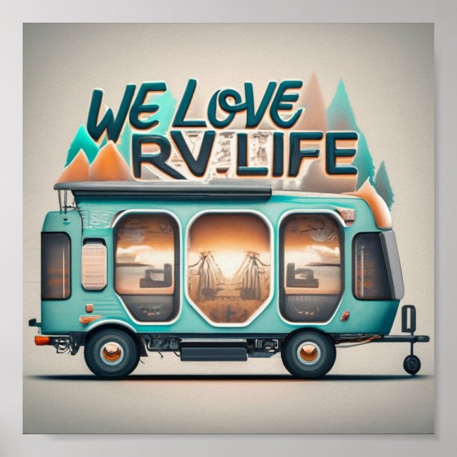Vi Kärlek RV Life Poster (Framsidan)