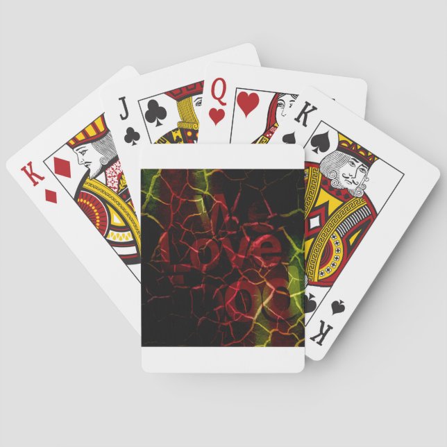 Vi kärlek spelkort (Baksidan)