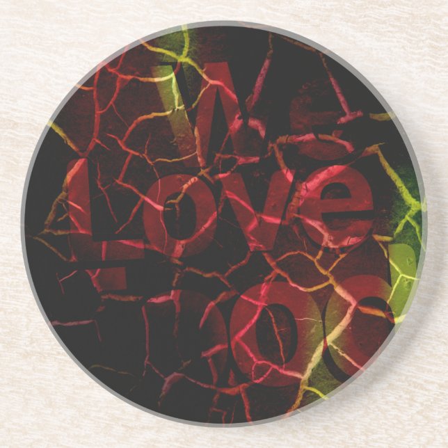 Vi kärlek underlägg sandsten (Framsidan)