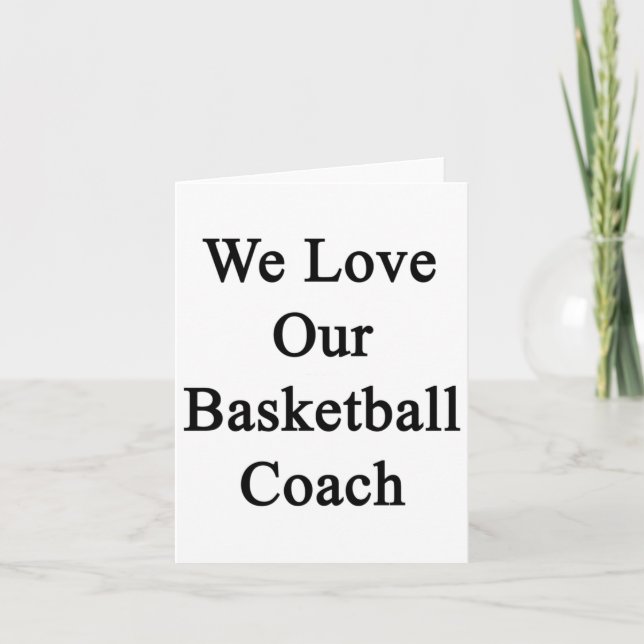 Vi Kärlek vår basketskolenträning Kort (Framsida)