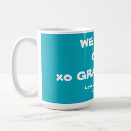 VI KÄRLEK VÅR GRANDPA Barnbarn Namn Cute Kaffemugg