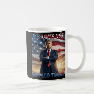 Vi Kärlek You Donald Trump Kaffemugg