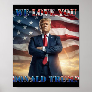 Vi Kärlek You Donald Trump Poster