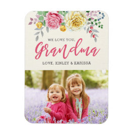 Vi Kärlek You Grandma | Fotomagnet Magnet