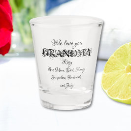 Vi Kärlek You Grandma Modern Anpassningsbar Family