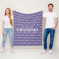 Vi Kärlek You Grandma Personlig Kids Namn