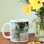 Vi Kärlek You Grandma Personlig Photo Collage Jumbo Mugg<br><div class="desc">8 fotokollage som säger "vi kärlek du noni". Perfekt för detta mors dag eller en daglig gåva.</div>