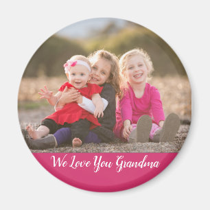 Vi Kärlek You Grandma Photo Magnet