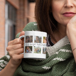 Vi Kärlek You Mamma | Anpassad fotokollage Kaffemugg