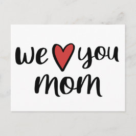 Vi Kärlek You Mamma // Cute Mors dag Vykort
