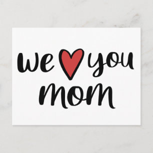 Vi Kärlek You Mamma // Cute Mors dag Vykort