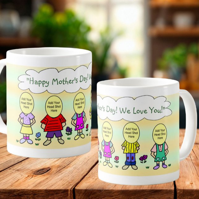 Vi Kärlek You Mamma Gift Kaffemugg (Skapare uppladdad)