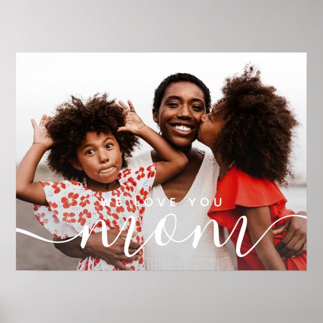 Vi Kärlek You Mamma Modern Classic Photo Poster (Framsidan)