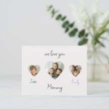 Vi Kärlek You Mamma - Personlig Photos Card