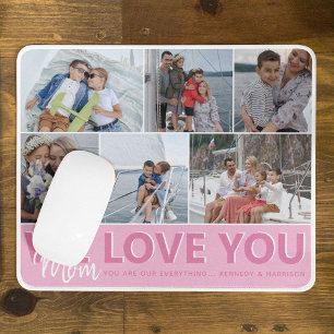 "Vi Kärlek You" Mamma Photo Collage PERSONLIG Musmatta