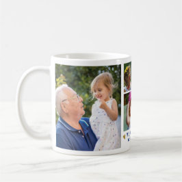 Vi Kärlek You Pappa Barnbarn 5 Photo Collage Kaffemugg
