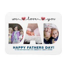 Vi Kärlek You Pappa | Fars dag Photo Magnet