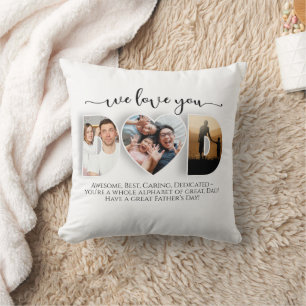 Vi Kärlek You Pappa Photo Pillow Kudde