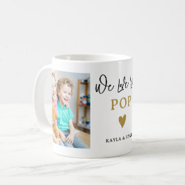 Vi Kärlek You Pop 2 Photo Collage Grandfather Kaffemugg