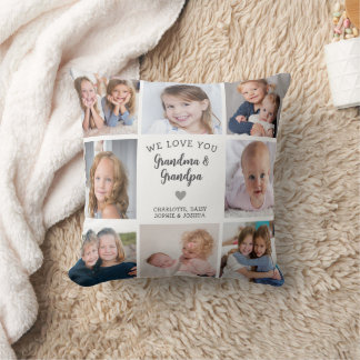 Vi Kärlekar dina morföräldrar Photo Collage Modern Kudde