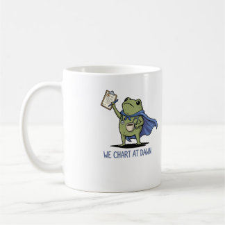 Vi Kartlägger vid Gryningen Groda Sjuksköterska - Kaffemugg