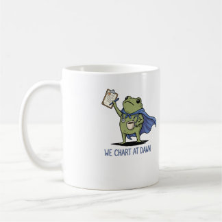 Vi Kartlägger vid Gryningen Groda Sjuksköterska - Kaffemugg