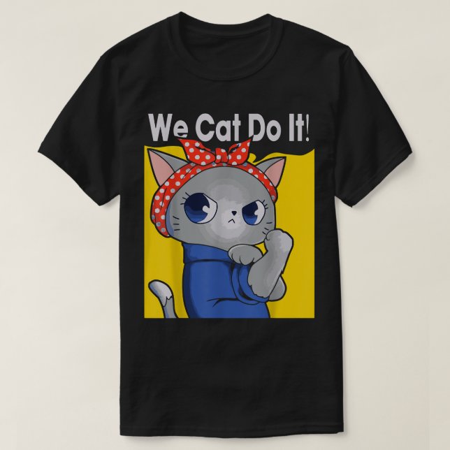 Vi Katt Gör Det  T Shirt (Design framsida)