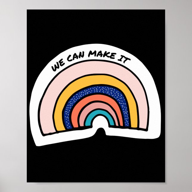 Vi klarar det. HBT+Pride. Poster (Framsidan)