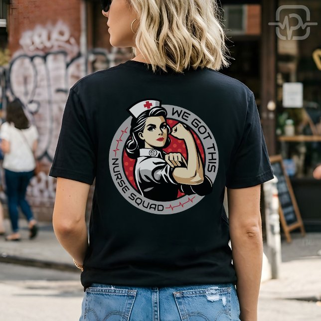 Vi Klarar Det Sjukskötersketeam Starka Sjuksköters T Shirt (We Got This Nurse Squad Strong Nurse Appreciation T-Shirt)