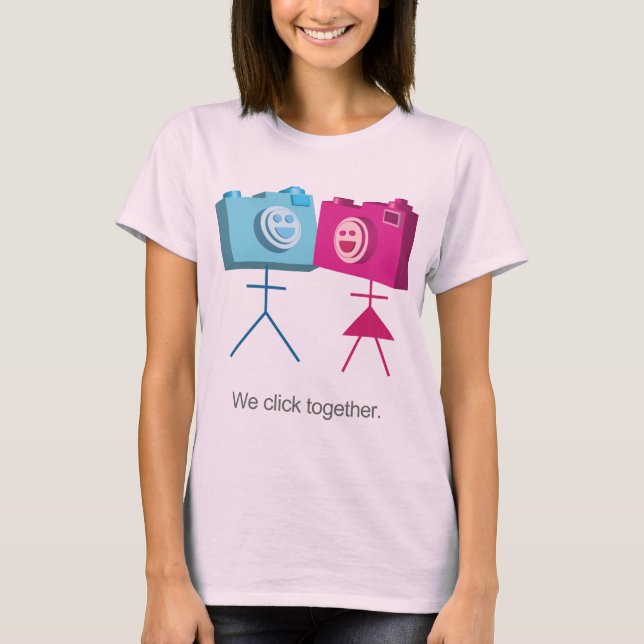 Vi klickar tillsammans tee shirt (Framsida)