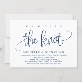 Vi Knöt Sanningen, Bröllopsflykt Fest Inbjudan