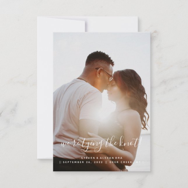 Vi knyter knuten spara datumet (Framsida)