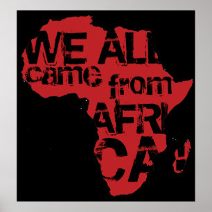 VI KOM ALLA FRÅN AFRIKA 2 POSTER