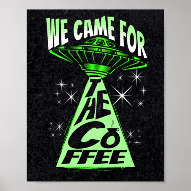 Vi kom för kaffet poster (Framsidan)