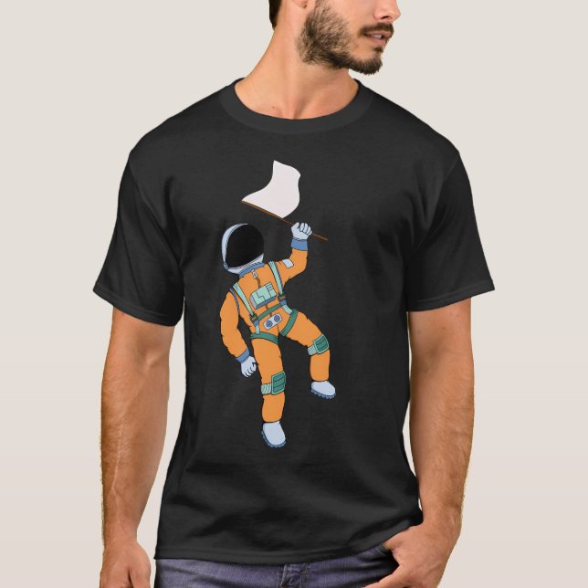 Vi Kom i fred - Flytande astronaut T Shirt (Framsida)