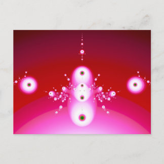 Vi Kom in Peace Cute Abstrakt Utomjordingars Vykort