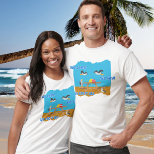 Vi Kom Vi Såg Vi Åt Upp Allt Rolig Måsgumma Popcor T Shirt