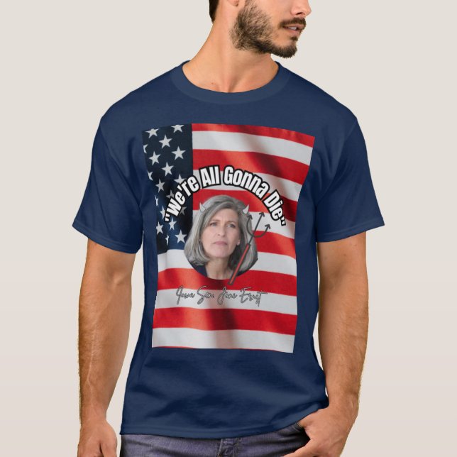 Vi kommer alla dö t shirt (Framsida)
