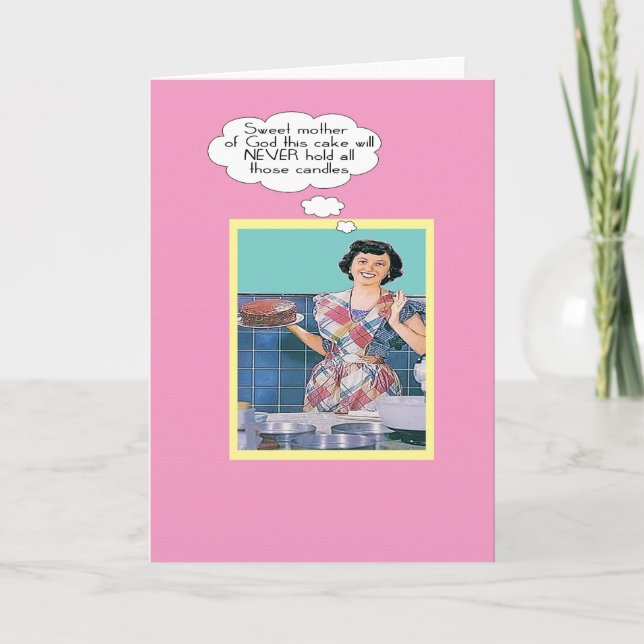 "Vi kommer att behöva en större tårta!" Kort (Framsida)