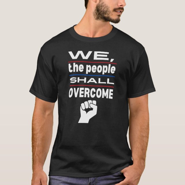 Vi kommer att besegra regeringen t shirt (Framsida)
